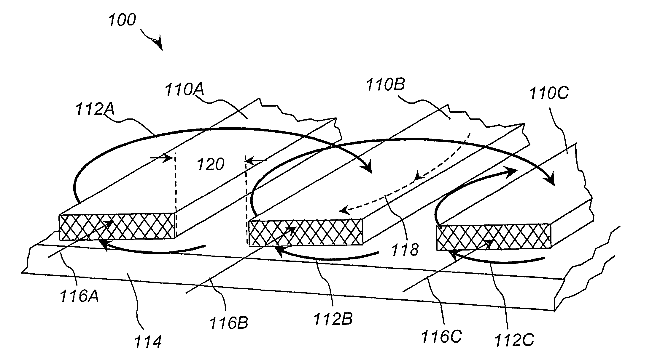 Low alternating current (ac) loss superconducting cable