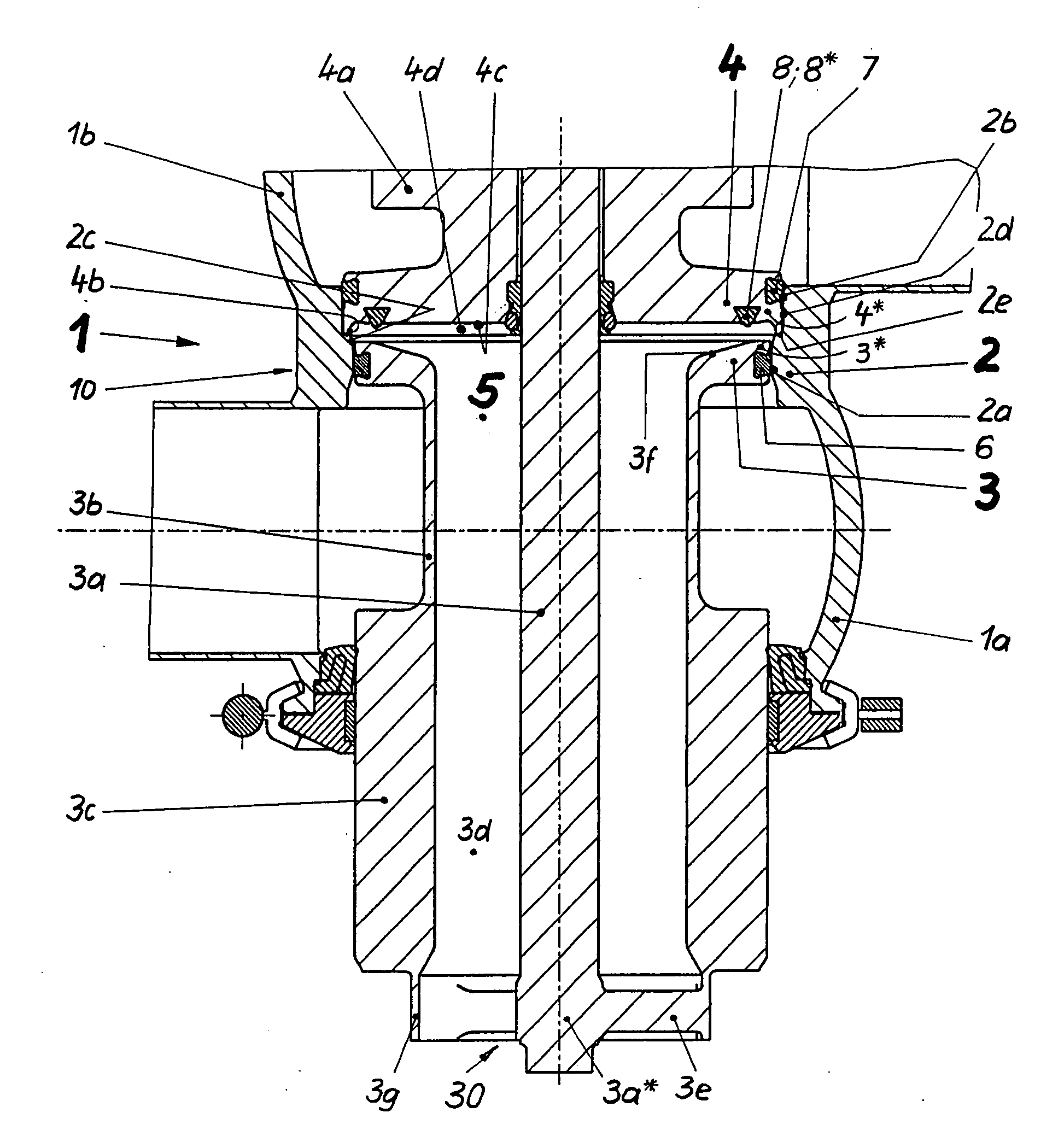 Double seat valve