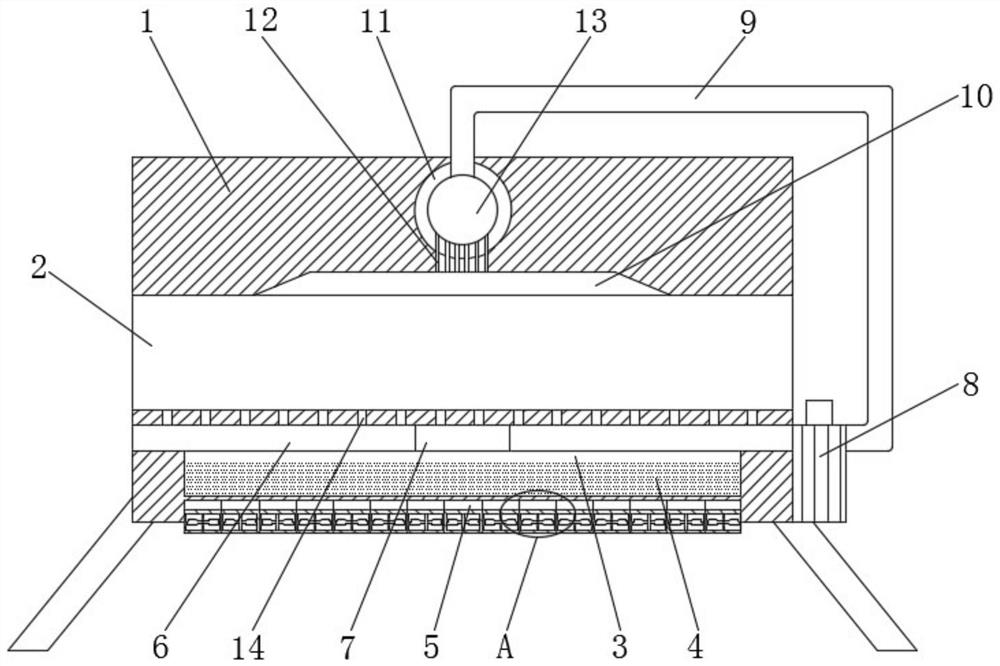 Heat dissipation assembly for electronic product production and using method thereof