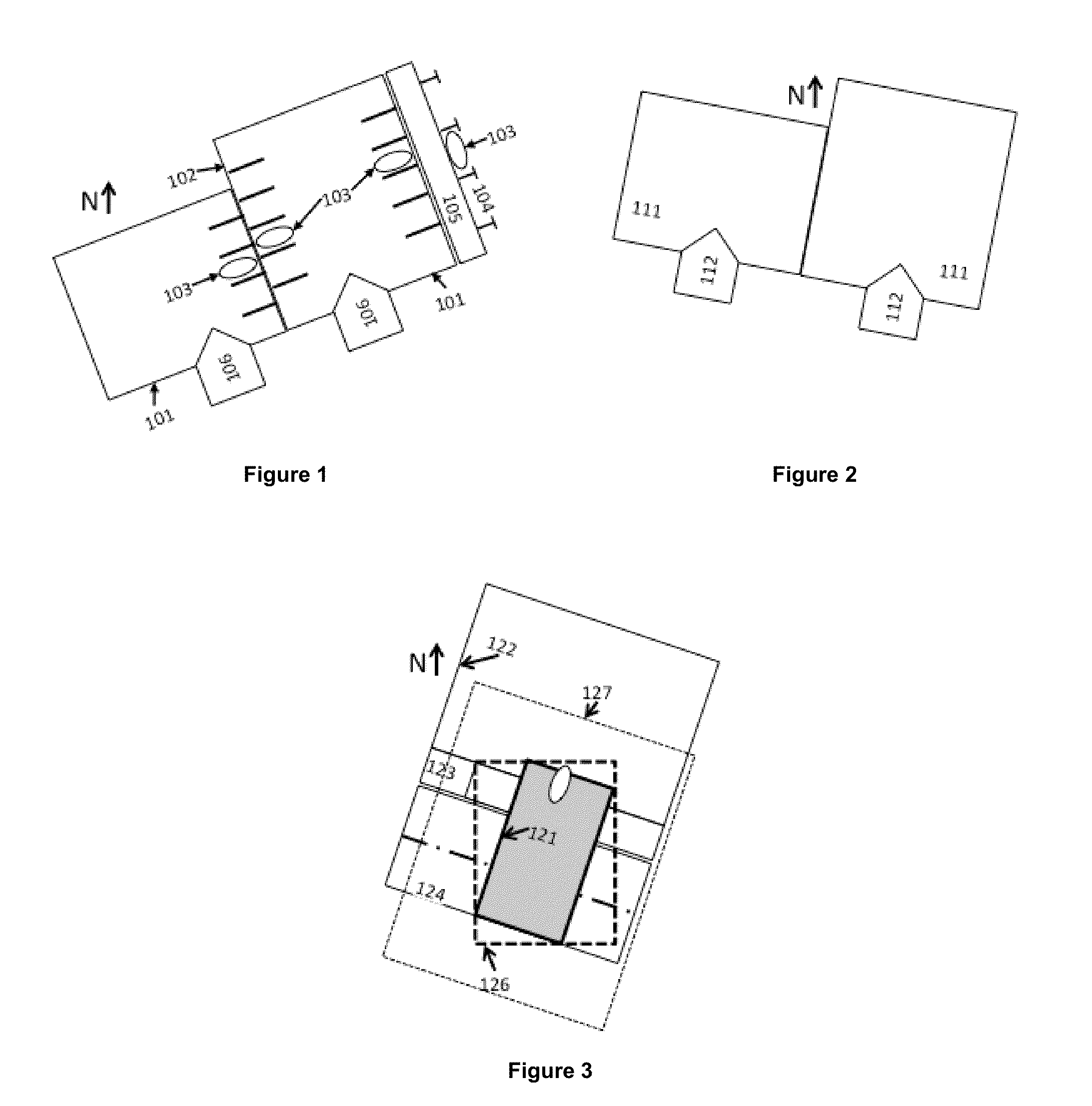 Method of using virtual gantries to optimize the charging performance of in-vehicle parking systems