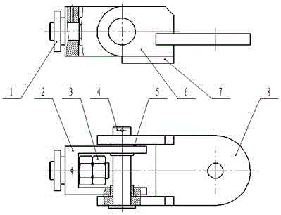 Three degree-of-freedom retractor used for agricultural laser leveling machine