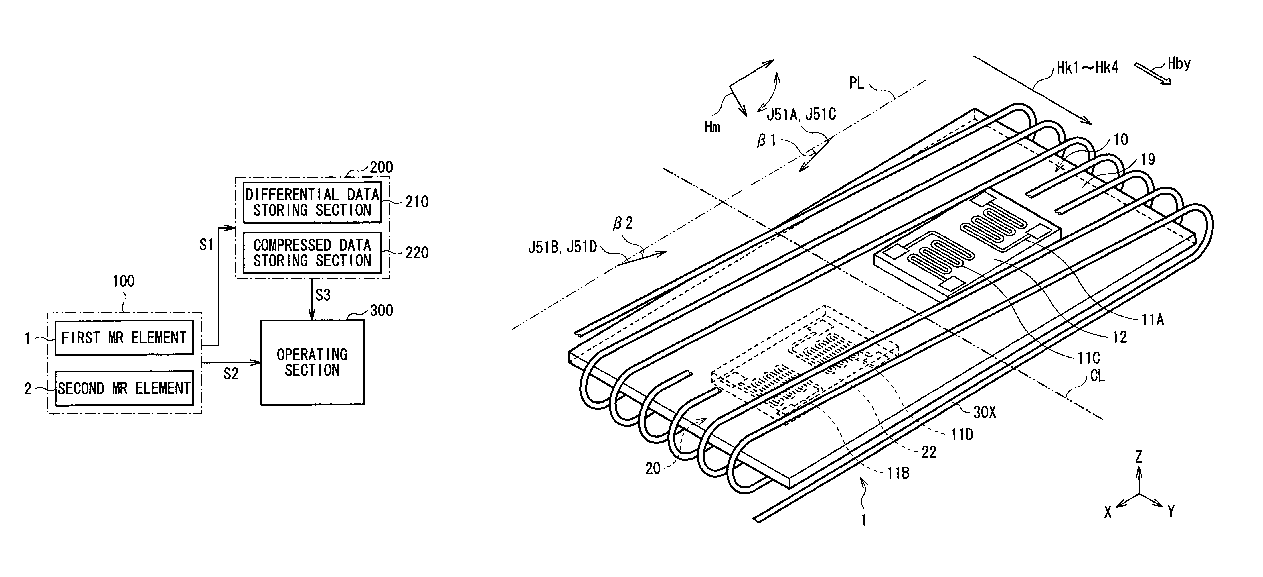 Magnetic sensor, magnetic direction sensor, method of detecting magnetic field and method of detecting magnetic direction