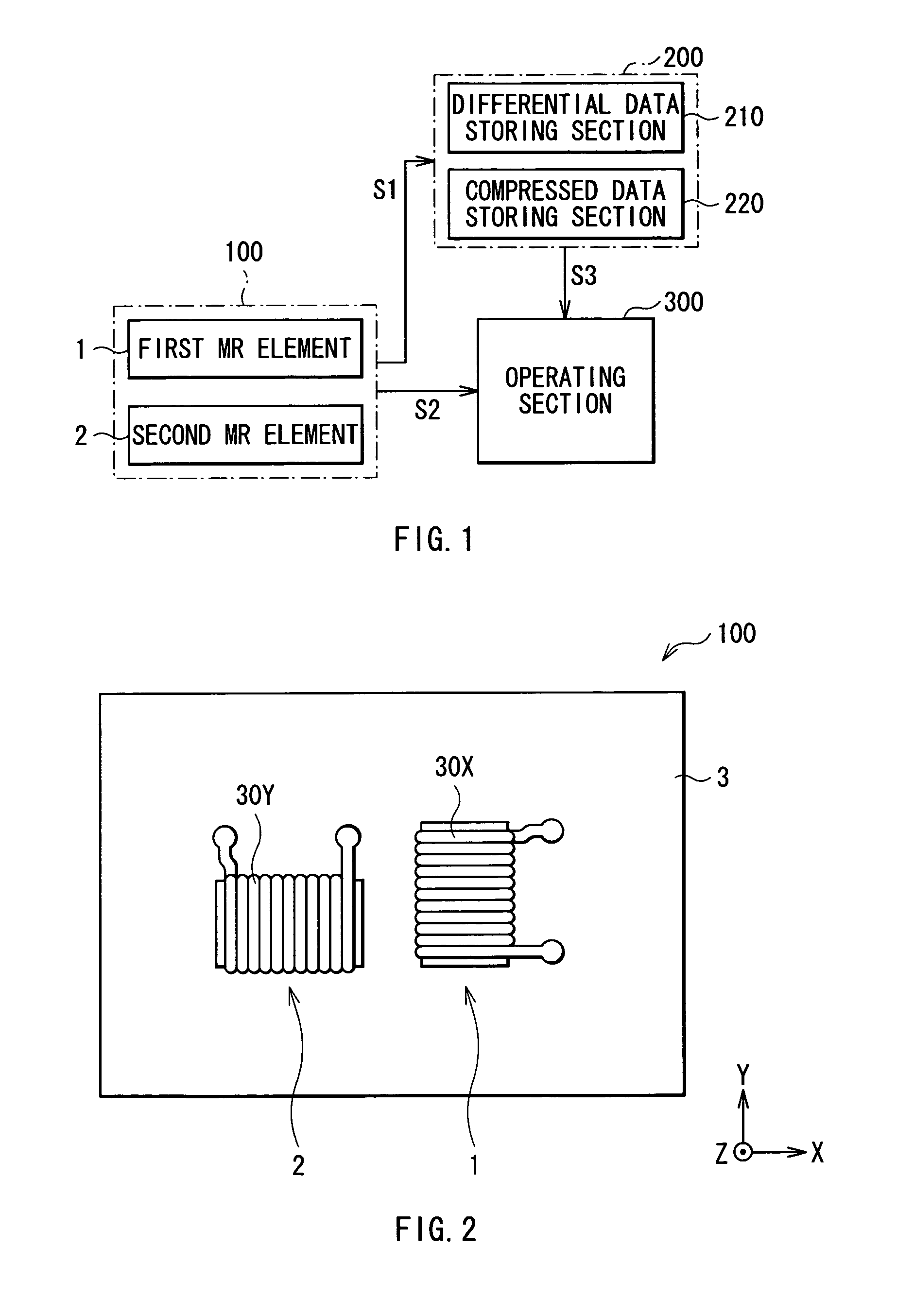 Magnetic sensor, magnetic direction sensor, method of detecting magnetic field and method of detecting magnetic direction