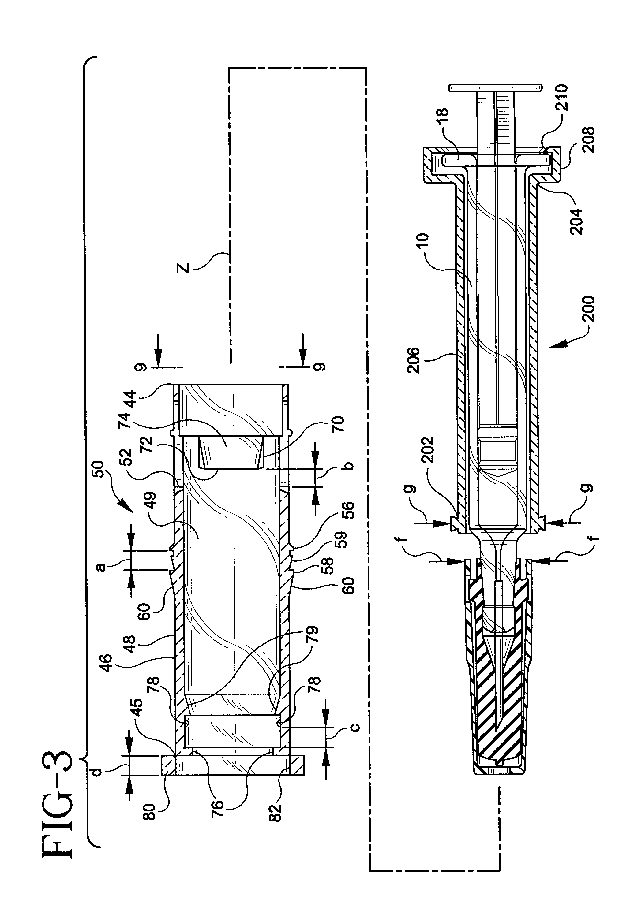 Lockable safety shield assembly for a prefillable syringe