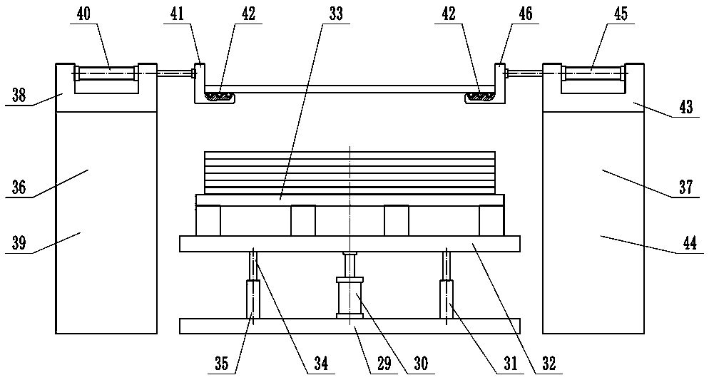 Laminating and stacking equipment for metal plates