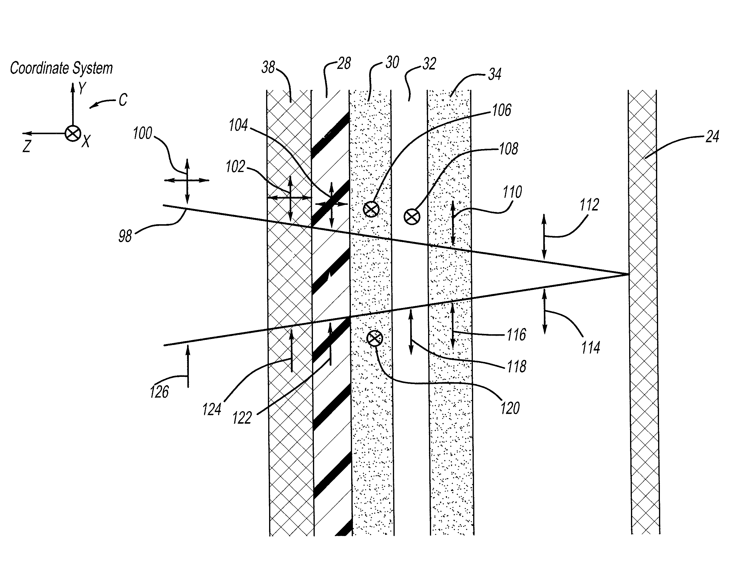 Dead-front lens for interior vehicle display