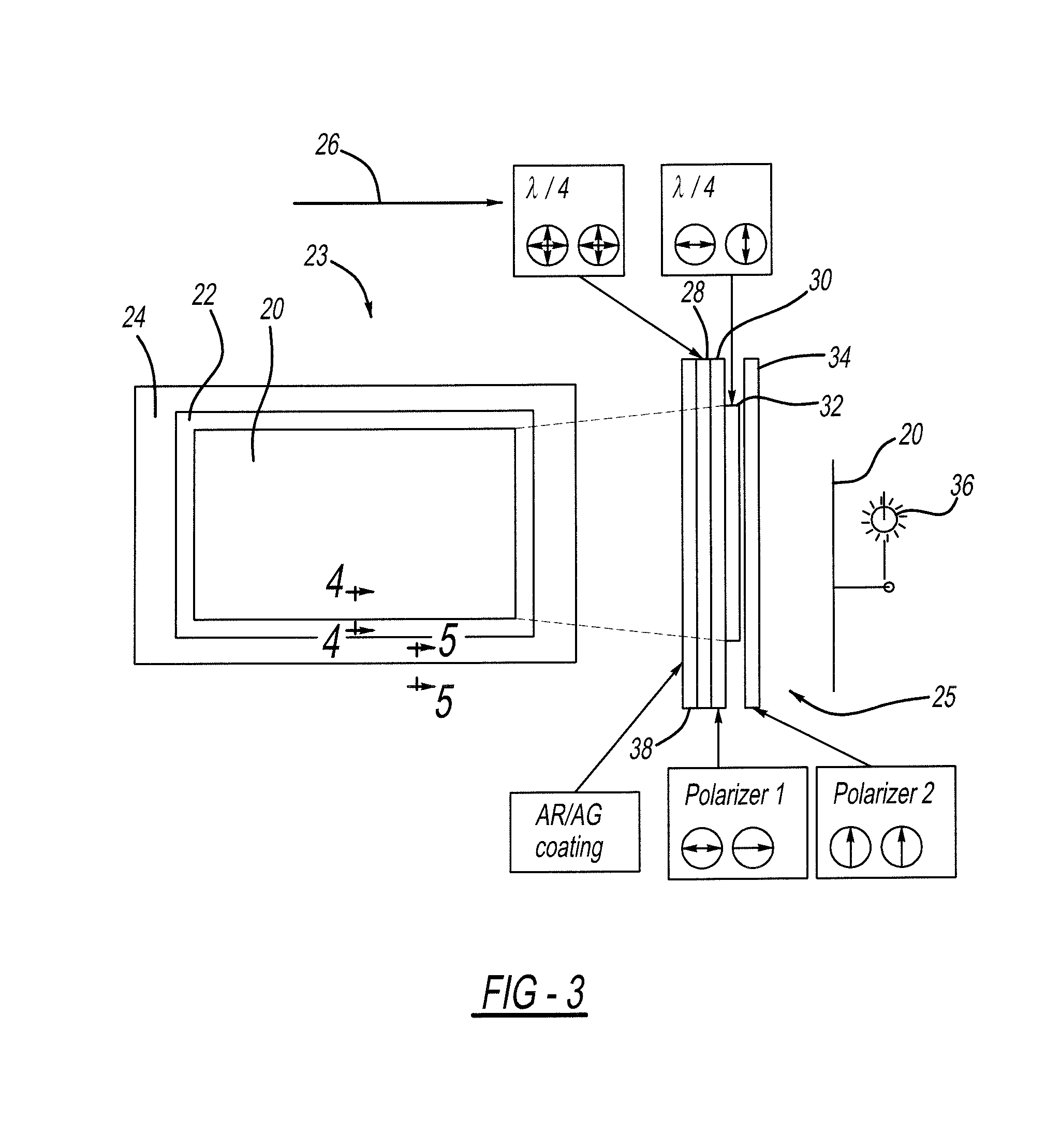 Dead-front lens for interior vehicle display