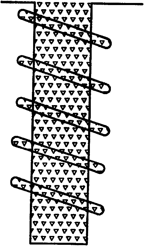 Construction method for spiral auger central pump injection superflowing concrete screw pile and device for fabricating screw thread of the pile