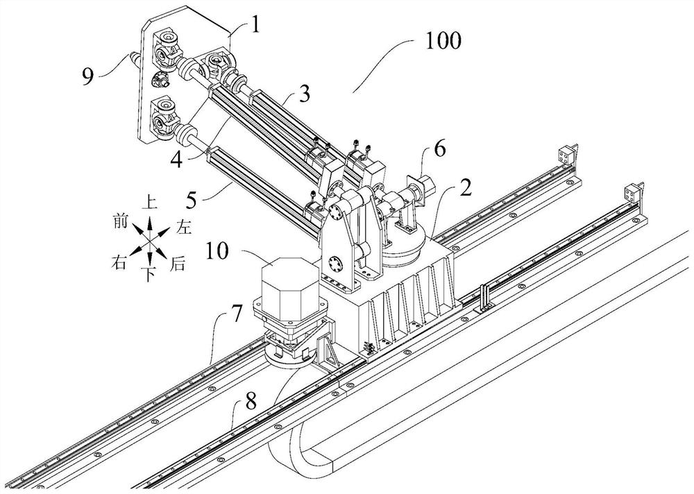 Four-degree-of-freedom parallel mechanism and industrial robot