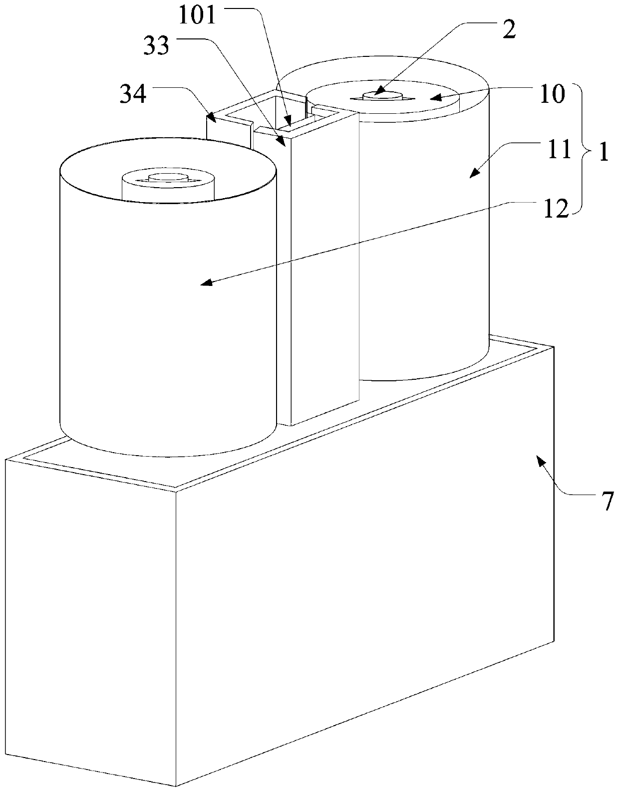 Quantitative feeding heater and heating method thereof