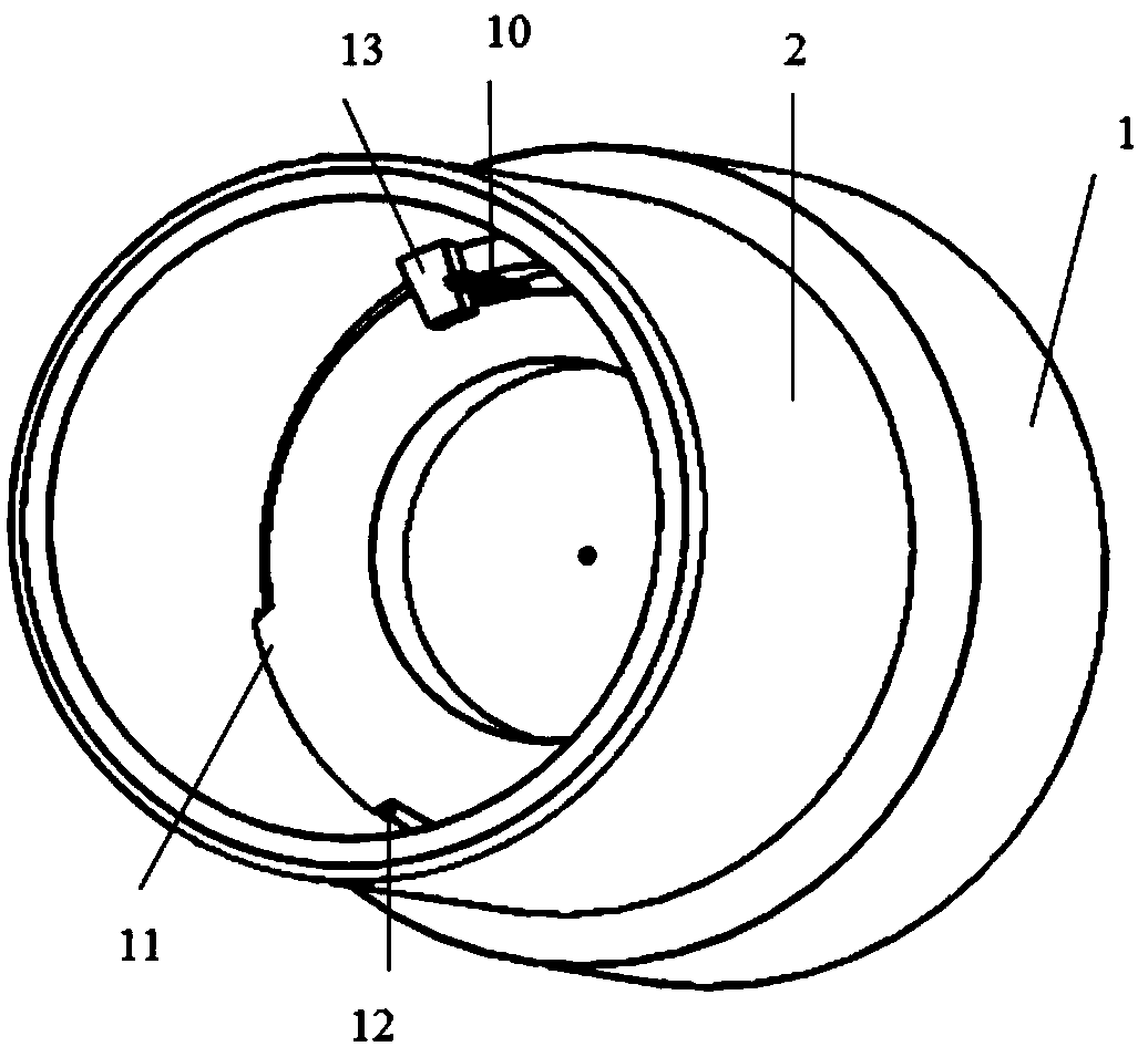 Lens focusing and aperture adjusting imaging device