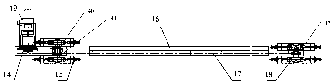 Simple box-free automatic molding sand molding production line and method