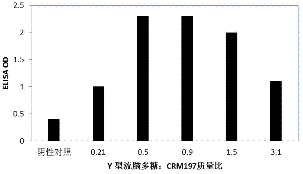 Epidemic encephalitis polysaccharide-protein conjugated vaccine and preparation method thereof