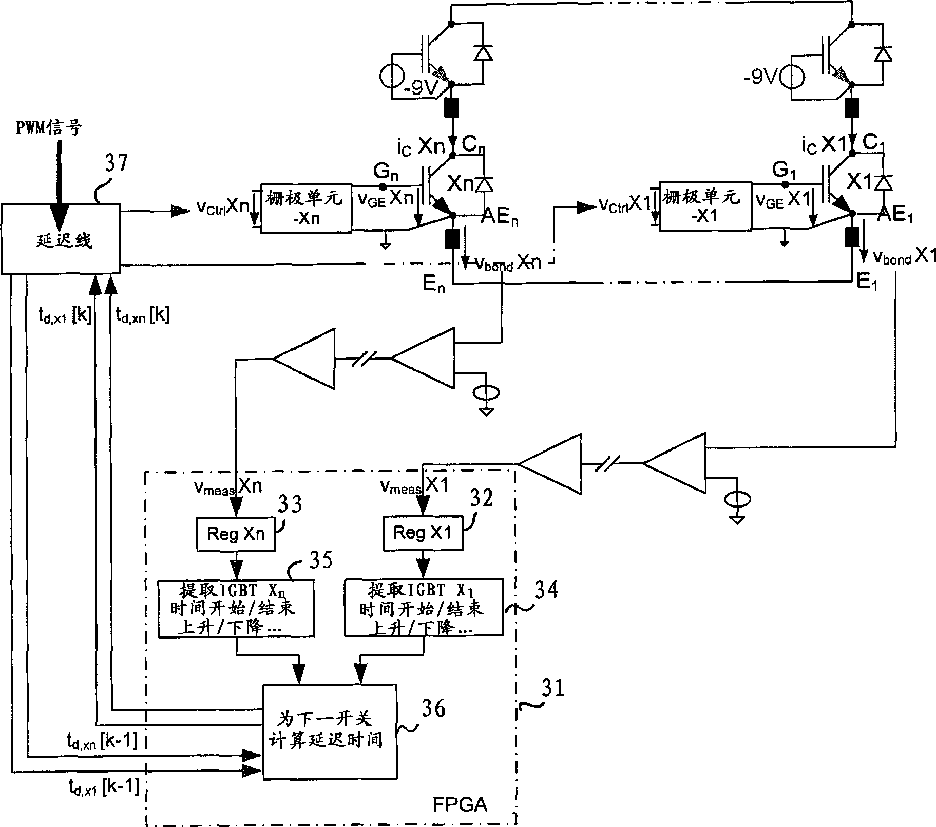 Current balancing of parallel connected semiconductor components