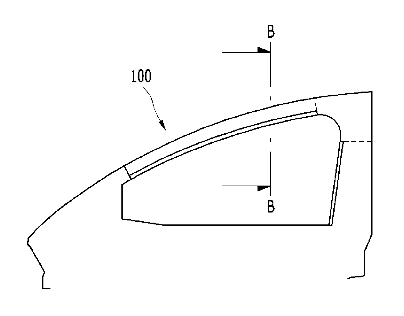 Combination structure of door equipped on vehicle