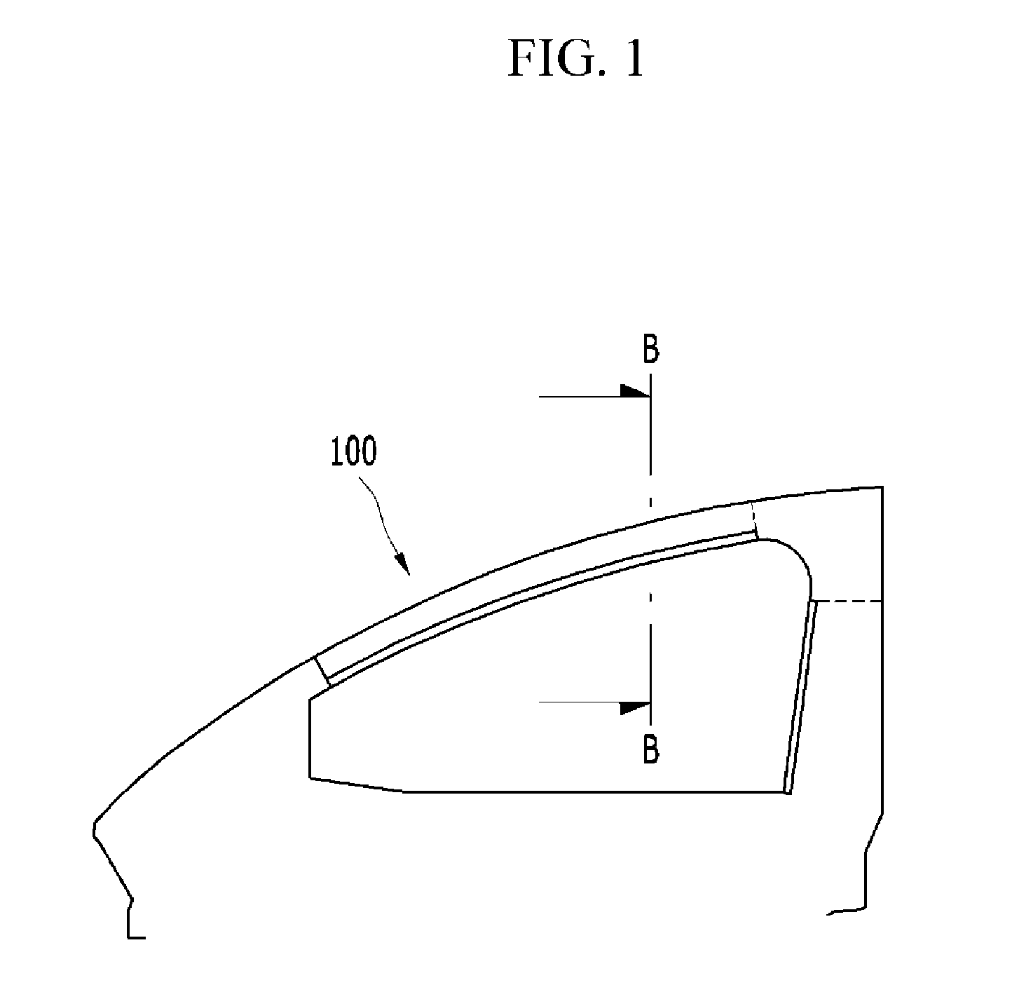 Combination structure of door equipped on vehicle