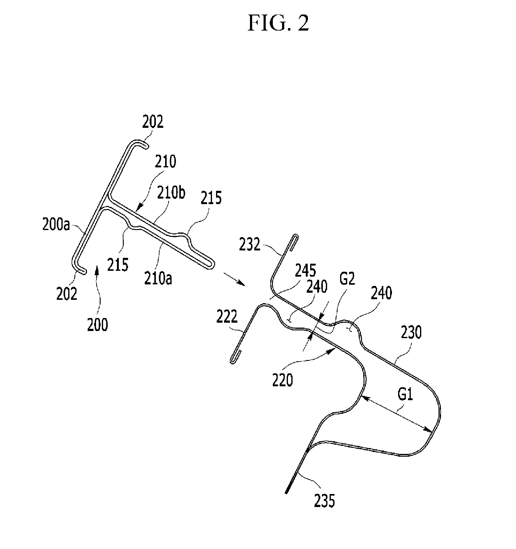 Combination structure of door equipped on vehicle