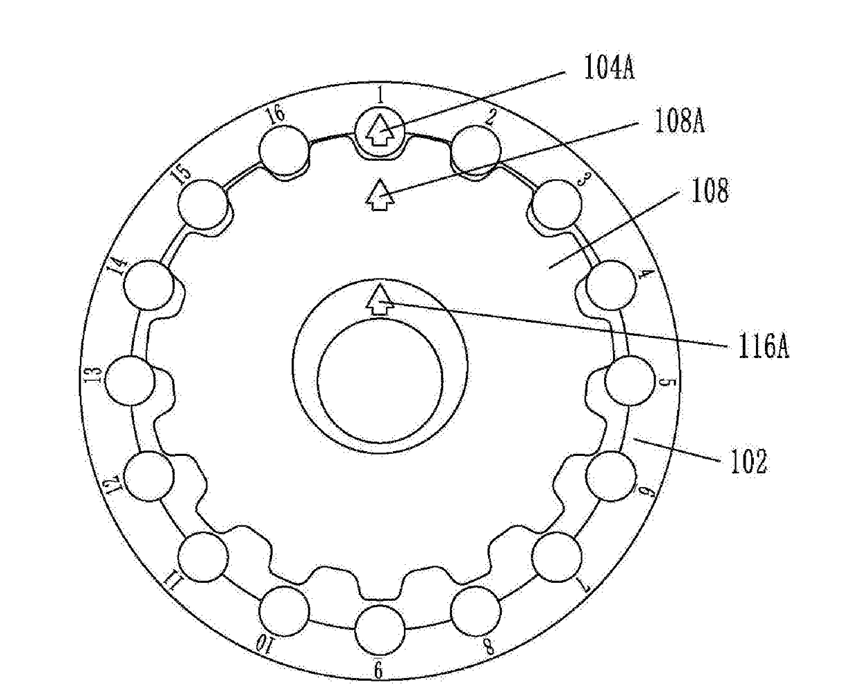 Internally meshed transmission mechanism