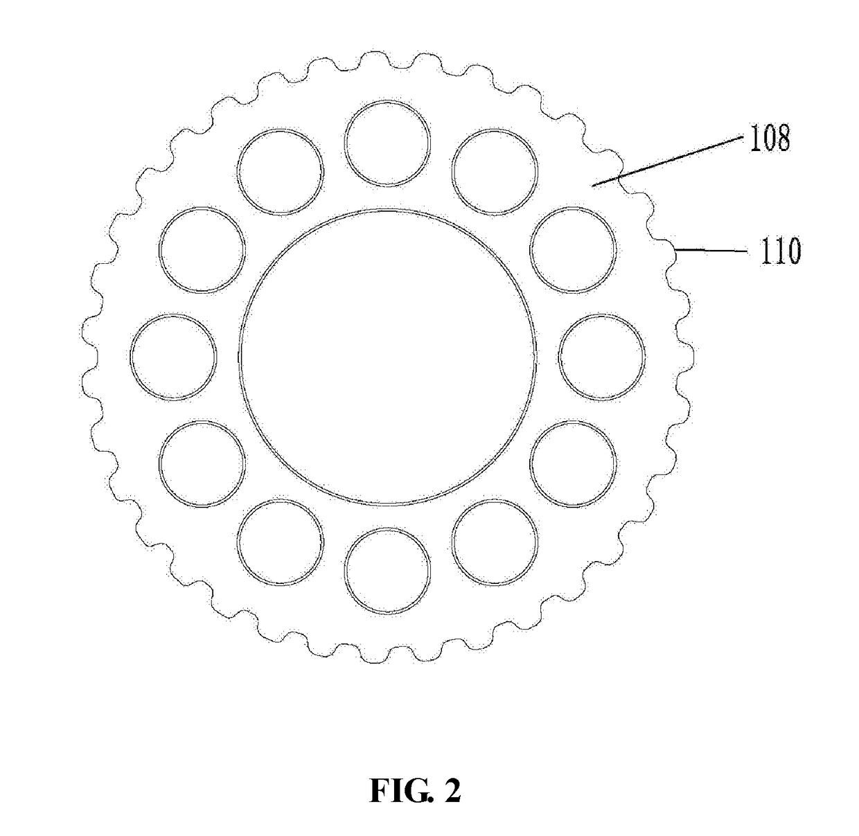 Internally meshed transmission mechanism