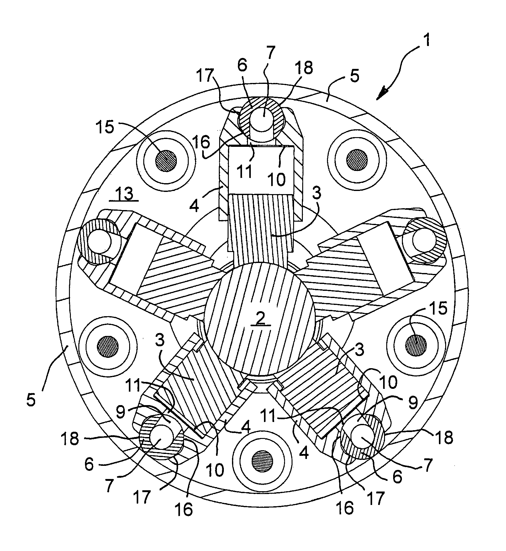 Radial hydraulic motor