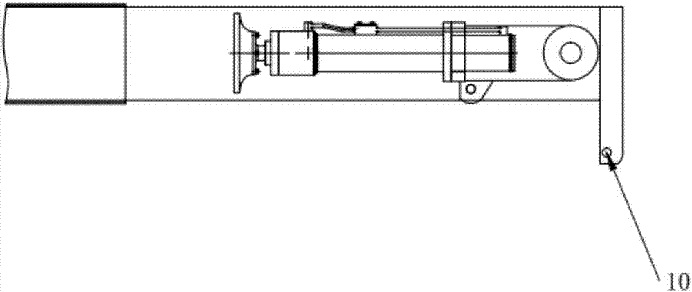 Foldable supporting leg and engineering car with same