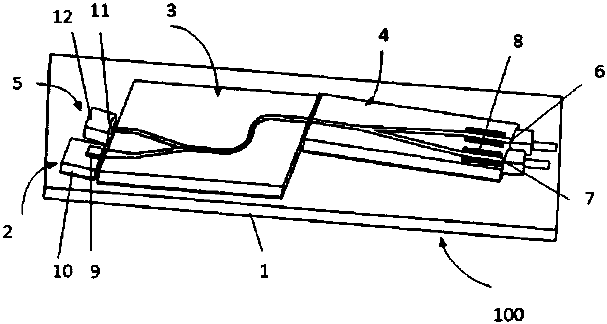 Method for preparing hybrid integrated fiber optic gyroscope optical chip