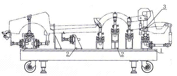 Flexible welding jig device for automotive body