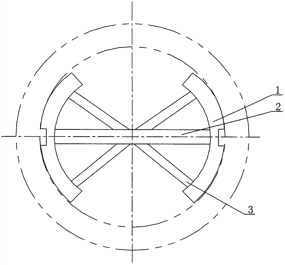 An inner support tooling for large flange splicing