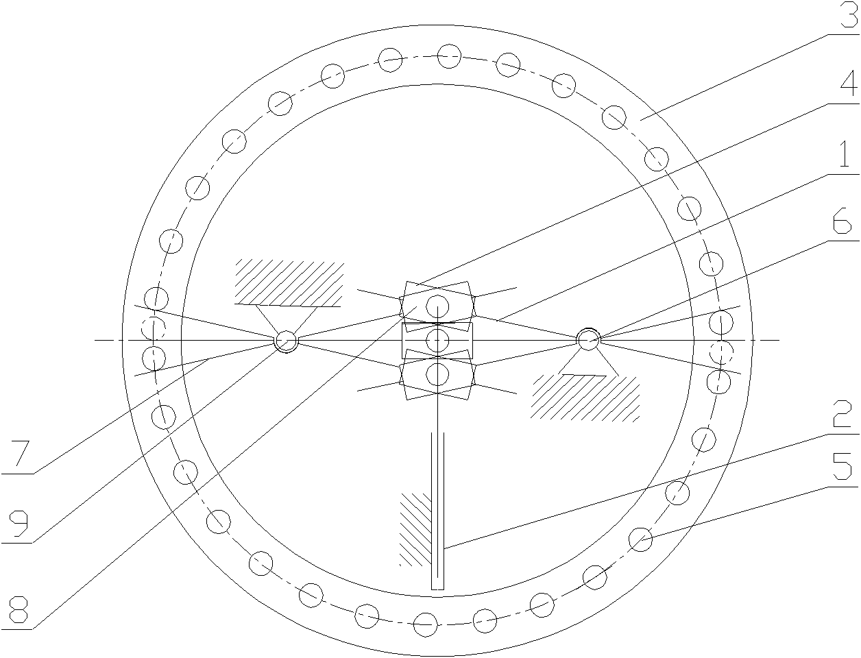 Wind power generation equipment and yawing driving mechanism thereof