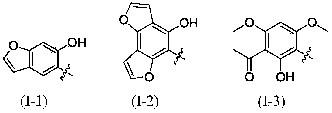 Polysubstituted aromatic diketone compounds as well as preparation method and application thereof