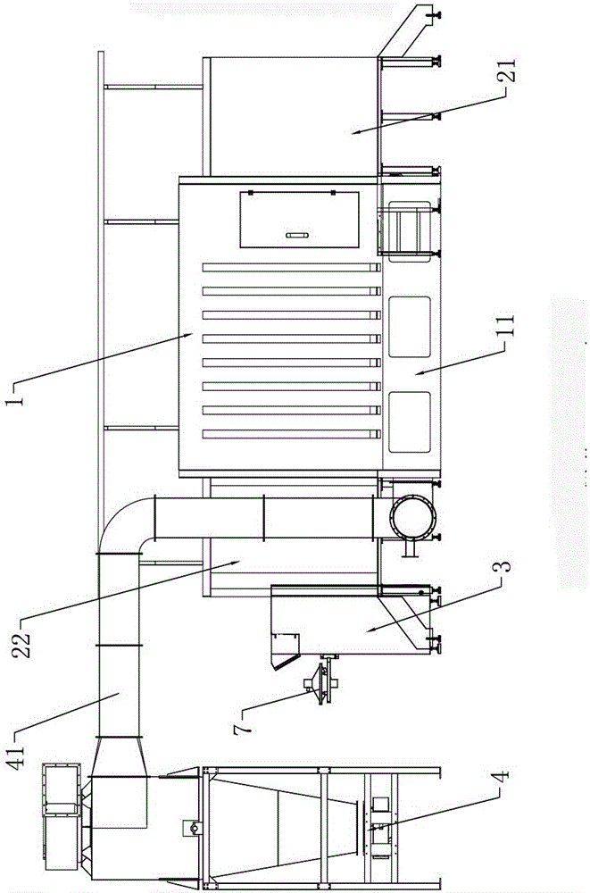 Aluminum profile automatic powder injection processing production line