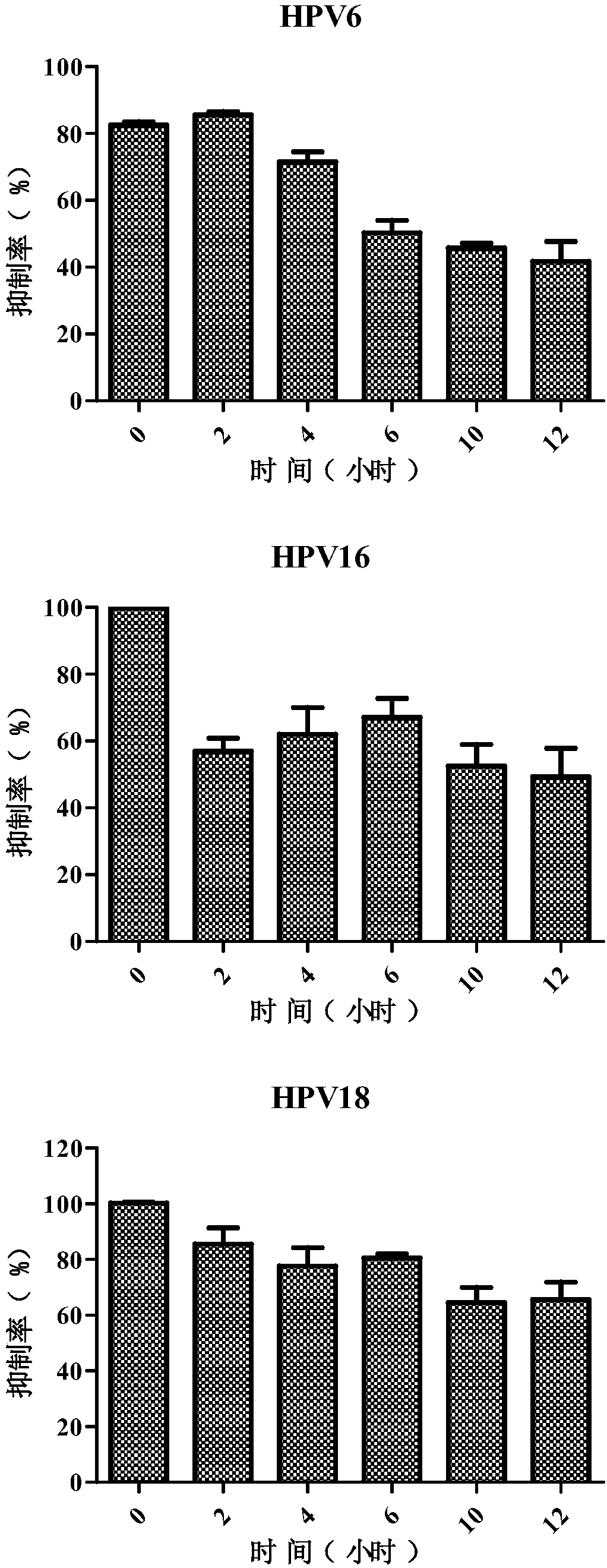Application of caffeic acid to prepare anti-HPV-virus-infection medicine