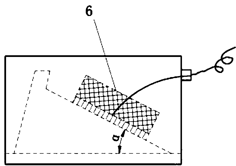 Ultrasonic testing special probe for butt girth welding of austenitic stainless steel pipe