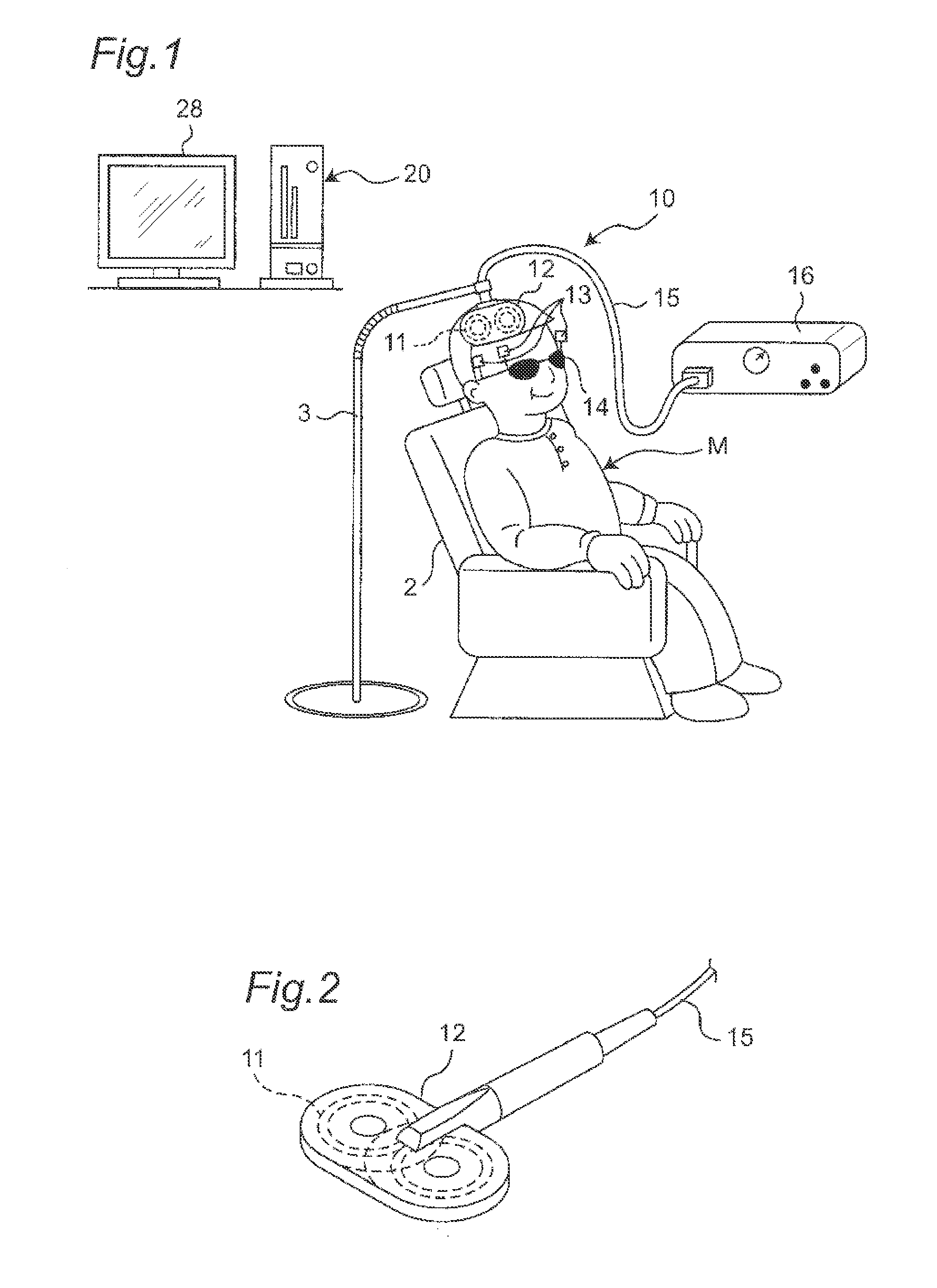 Therapeutic electromagnetic stimulation device and method of generating custom data pairs used in said device