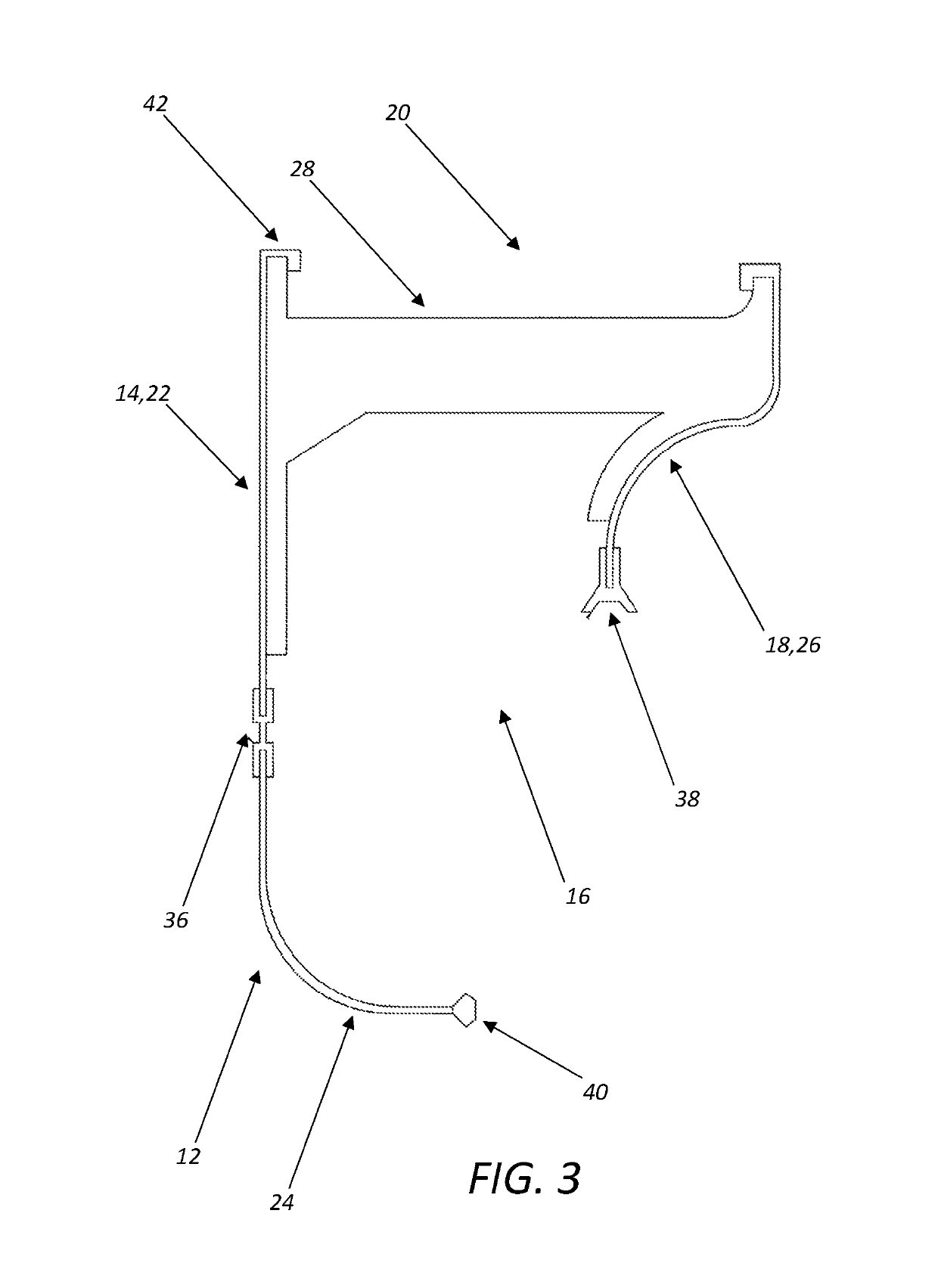 Gutter assembly utilizing a latch actuated bottom debris release door