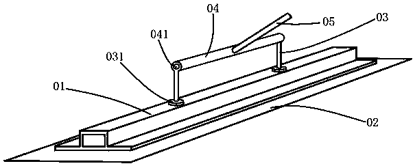 Scraping construction equipment for wall slurry putty