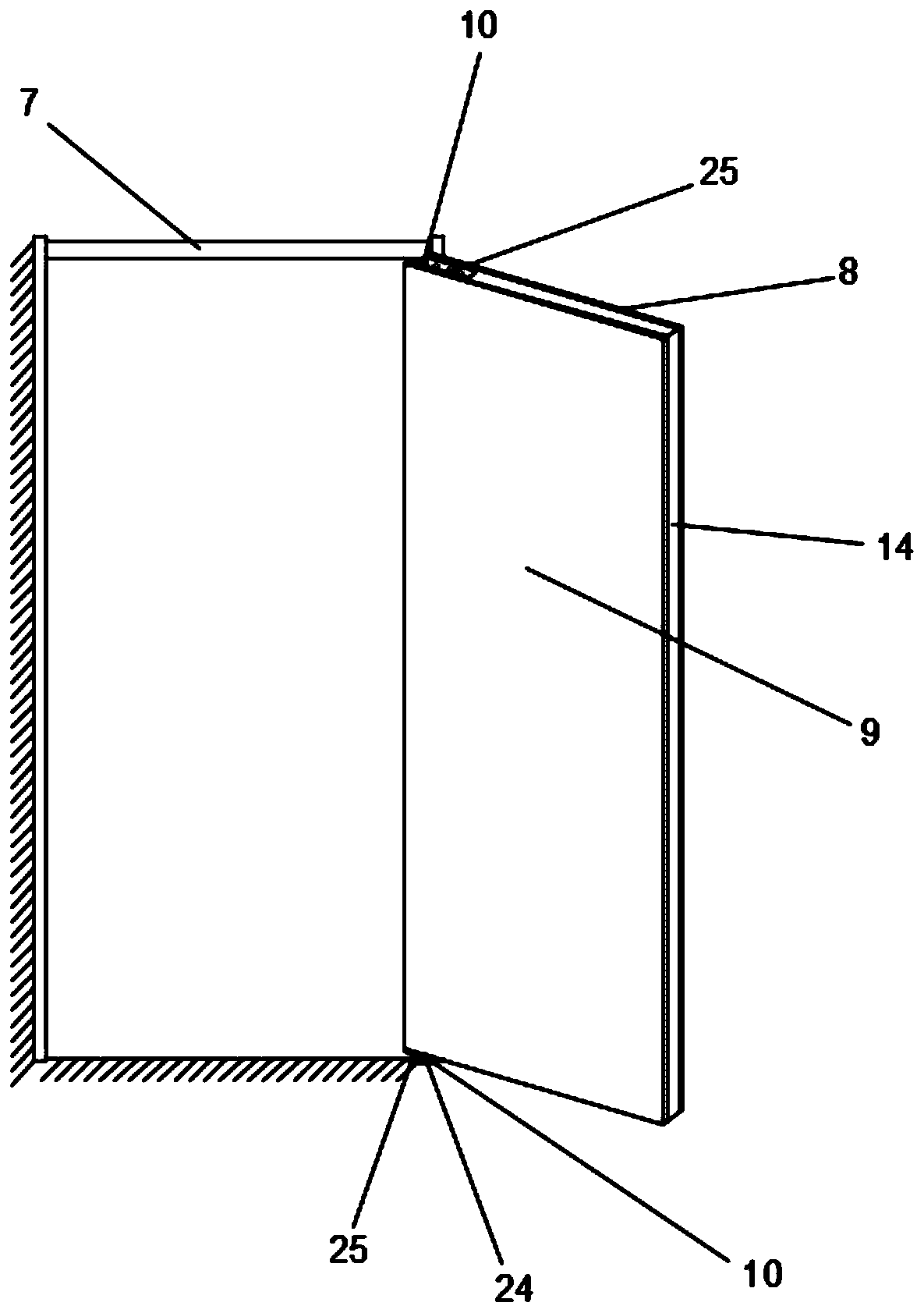 A new type of aluminum glass door