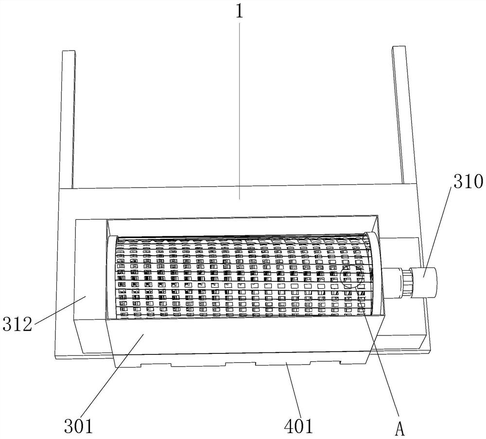 Farmyard manure splashing device