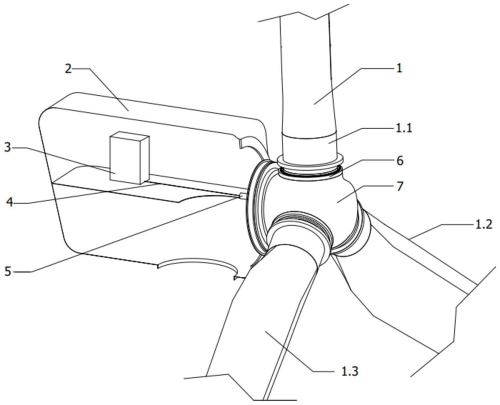 Impeller rotating speed fault-tolerant monitoring method and system based on flange gap sensor