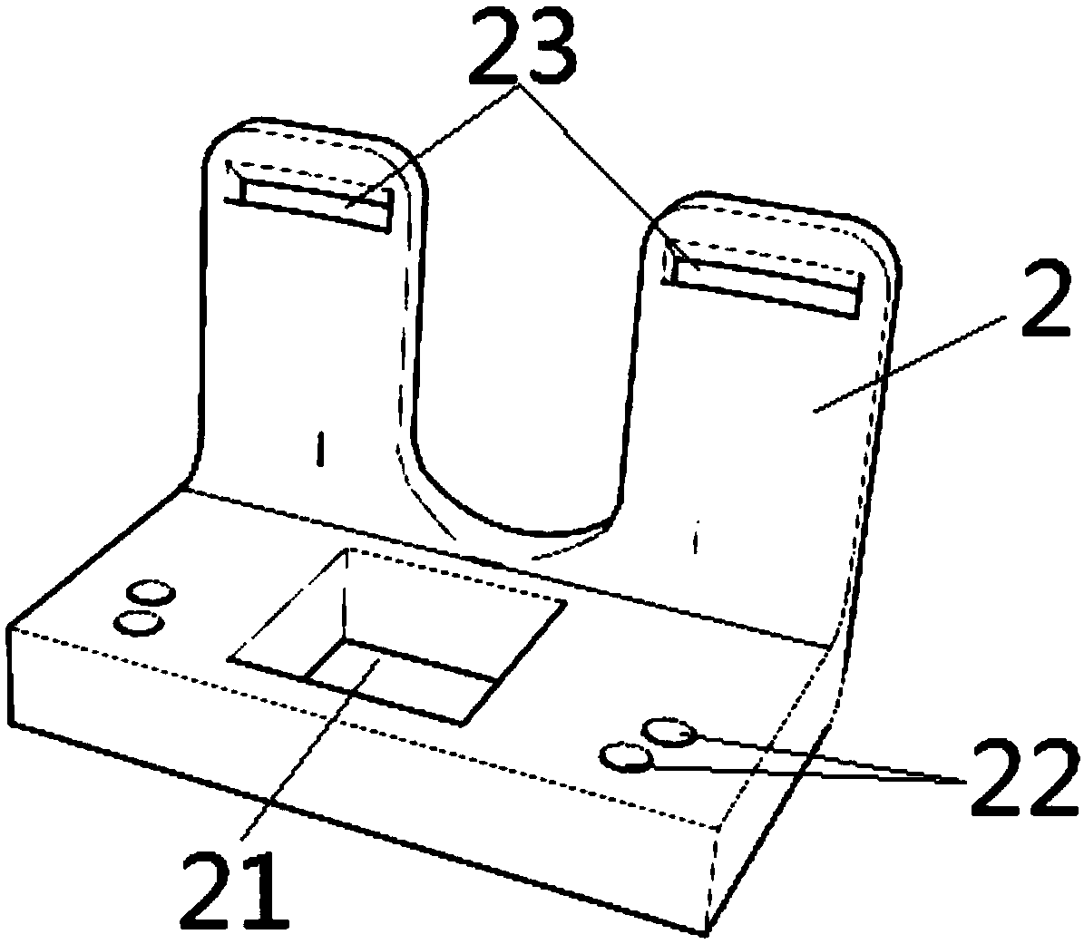 Femoral posterior condyle osteophyte removing device