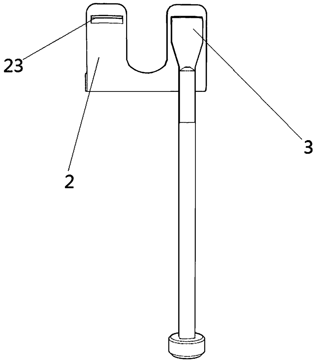 Femoral posterior condyle osteophyte removing device