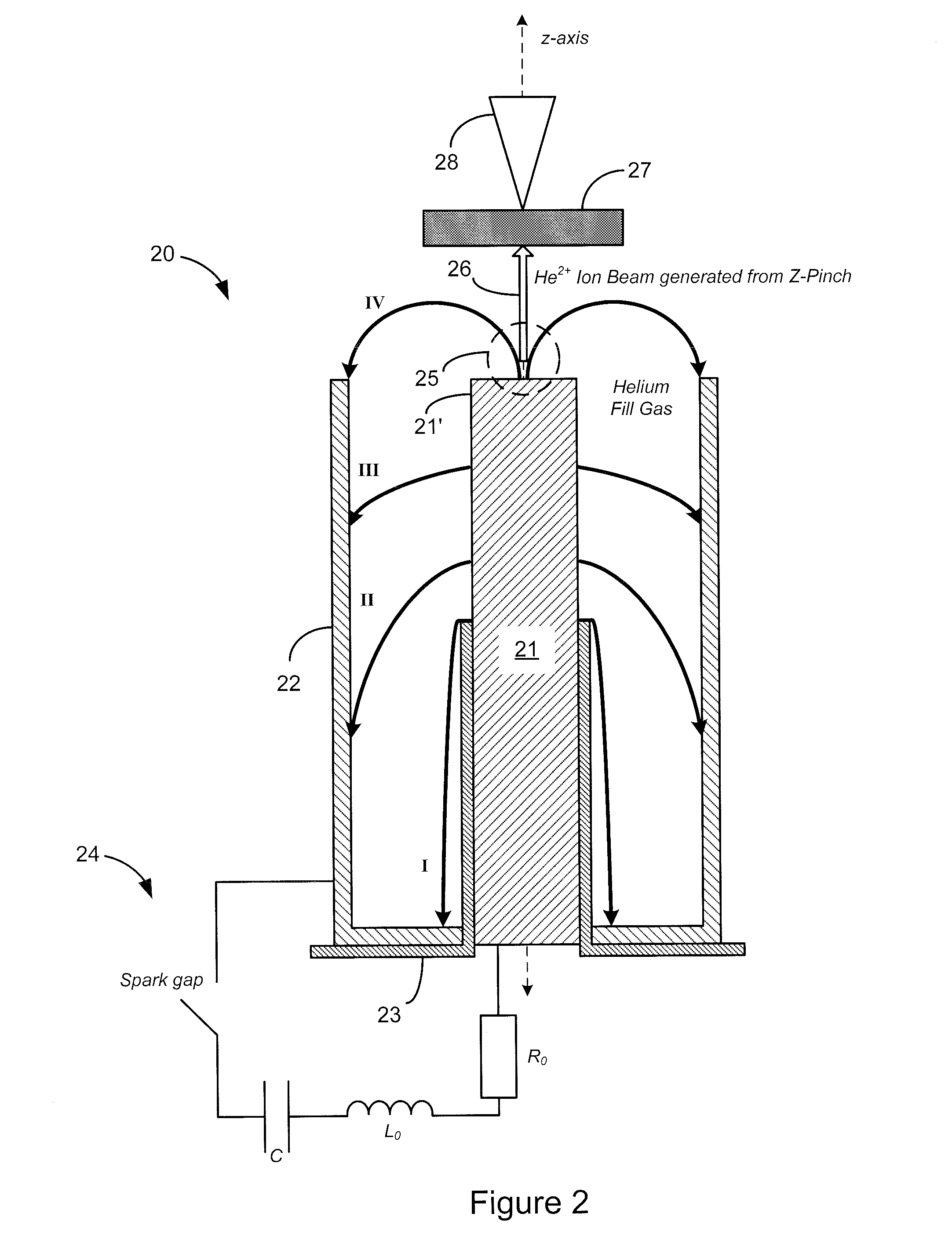 Dense plasma focus (DPF) accelerated non radio isotopic radiological source