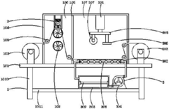 Textile ironing device