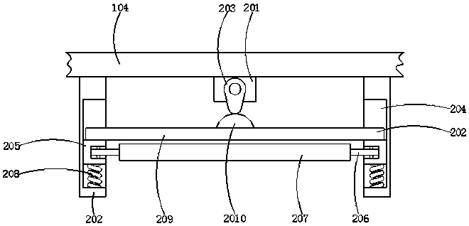 Textile ironing device