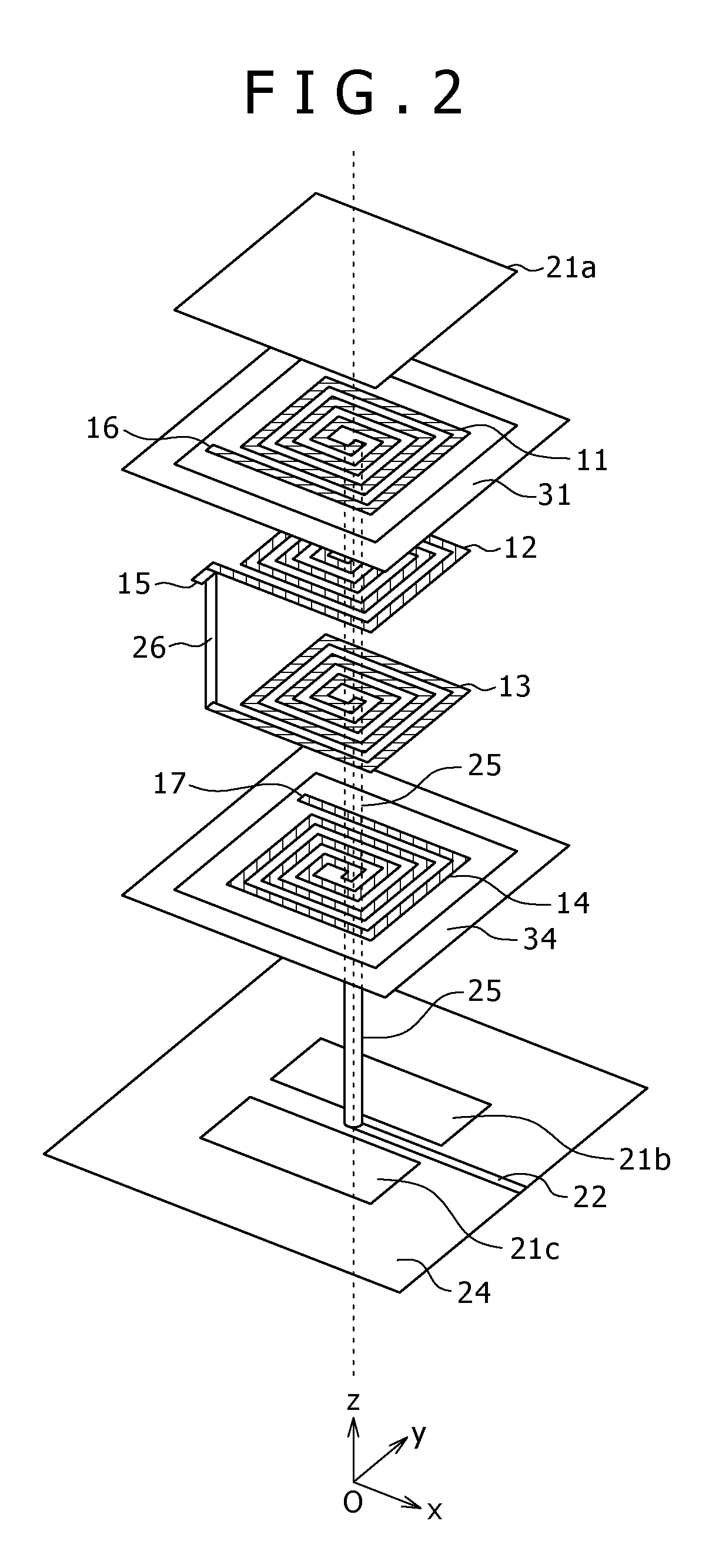 Balun transformer, mounting structure of balun transformer, and electronic apparatus having built-in mounting structure