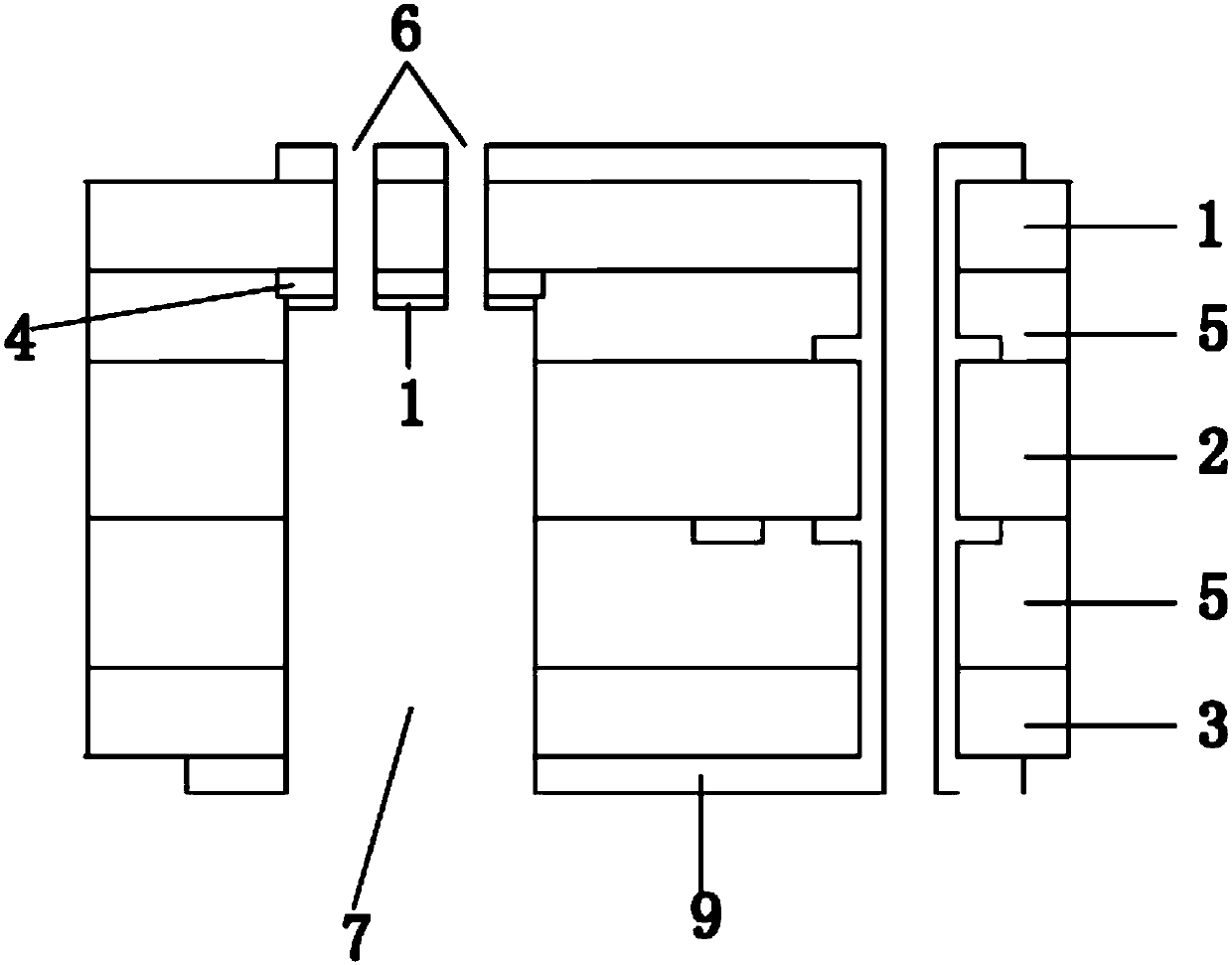 Manufacturing process of high-fall stepped circuit board