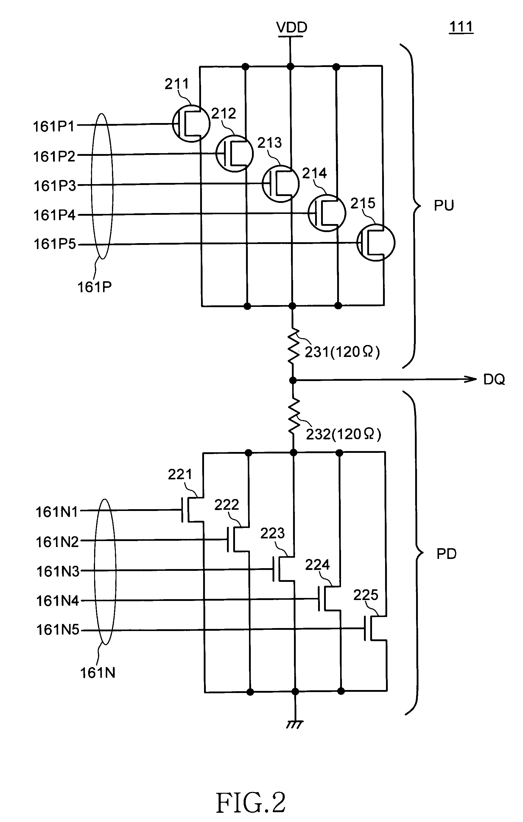 Output circuit for semiconductor device, semiconductor device having output circuit, and method of adjusting characteristics of output circuit