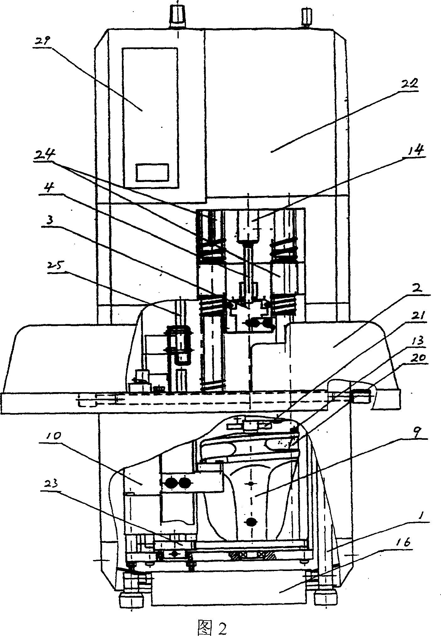 Omnibearing full automatic binding machine