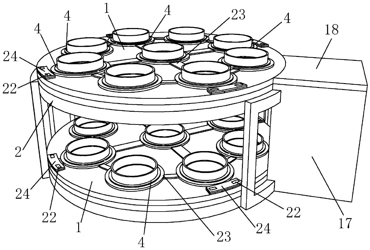 Armillaria luteo-virens cell culture device and culture method based on same