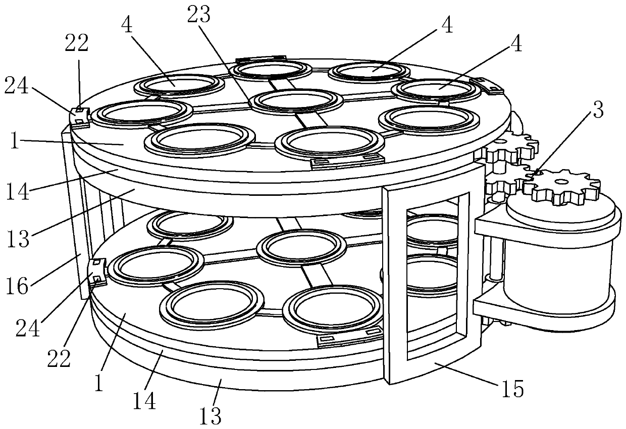 Armillaria luteo-virens cell culture device and culture method based on same